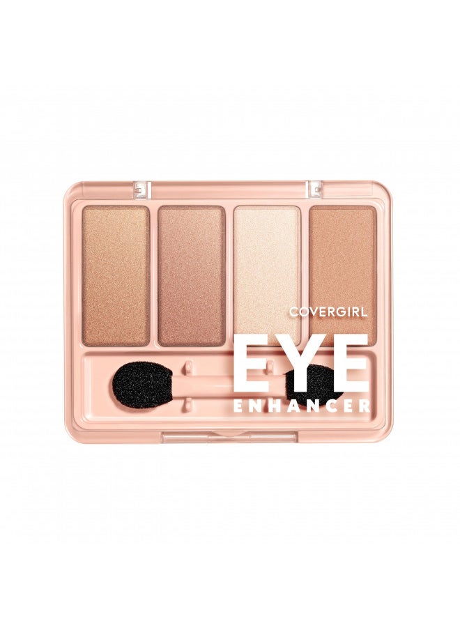 COVERGIRL - Eye Enhancers 4-Kit Eyeshadow, silky, sheer formula, double ended applicator, 100% Cruelty-free