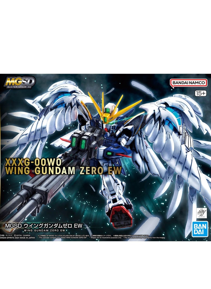 Bandai MGSD New Mobile Report Gundam W Wing Gundam Zero EW Master Grade SD