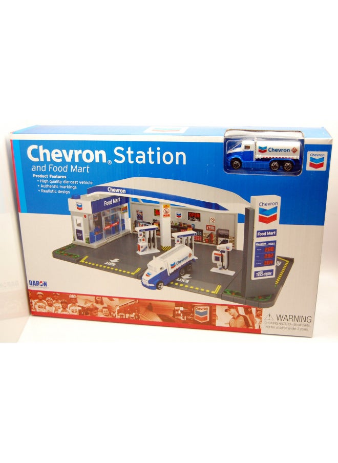 Daron Chevron Gas Station Playset