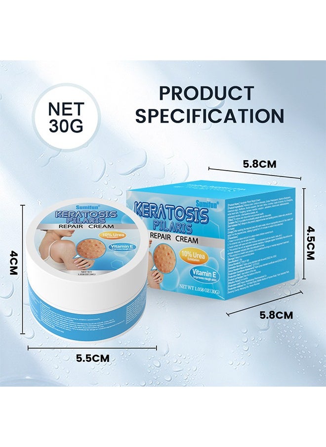 Keratosis Pilaris Repair Cream,Vitamin E cream, urea to remove dead skin cells 30g