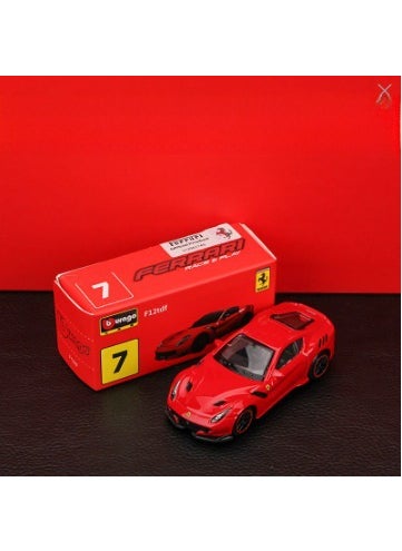 Bimeigao 1:64 boutique simulation alloy car model car model Bugatti decoration toys wholesale one-piece delivery 07# Ferrari F12tdf-Red