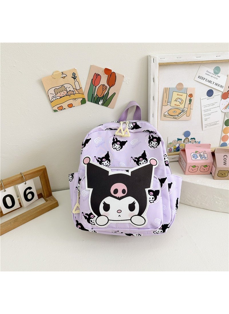 1 x 5 pcs 2023 Summer Kids Cartoon Print Oxford Backpack Style 2 small