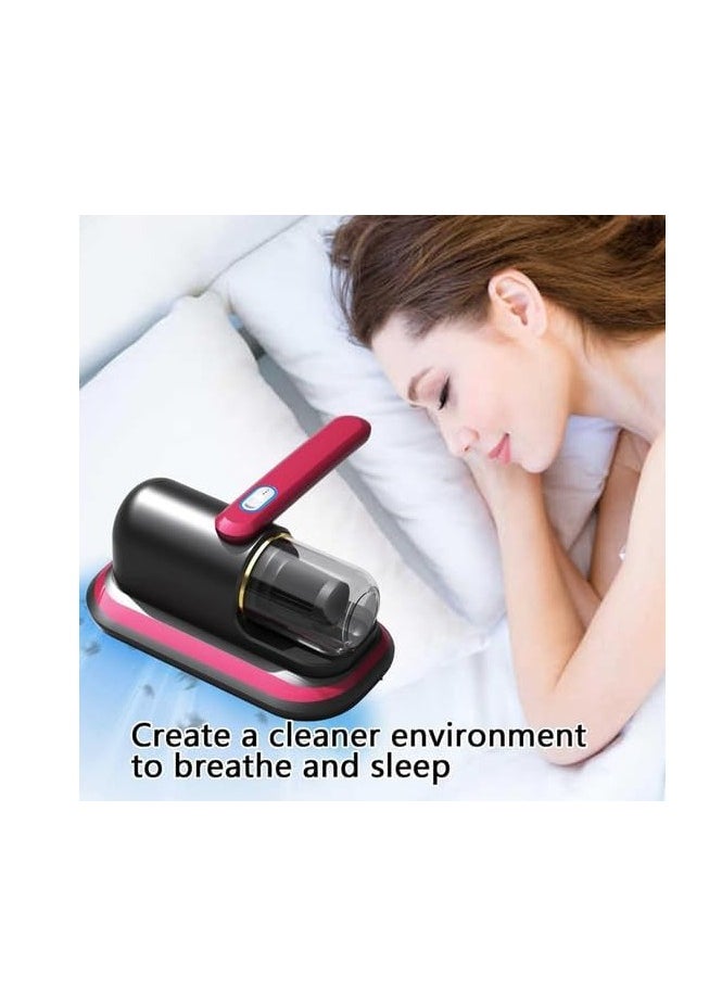 Bed Vacuum Cleaner – Upgraded Cordless UV Handheld Vacuum for Deep Cleaning Bedding, Sofas, Carpets, and Fabric Surfaces – Powerful Suction, UV Sterilization, Portable, and Lightweight Design