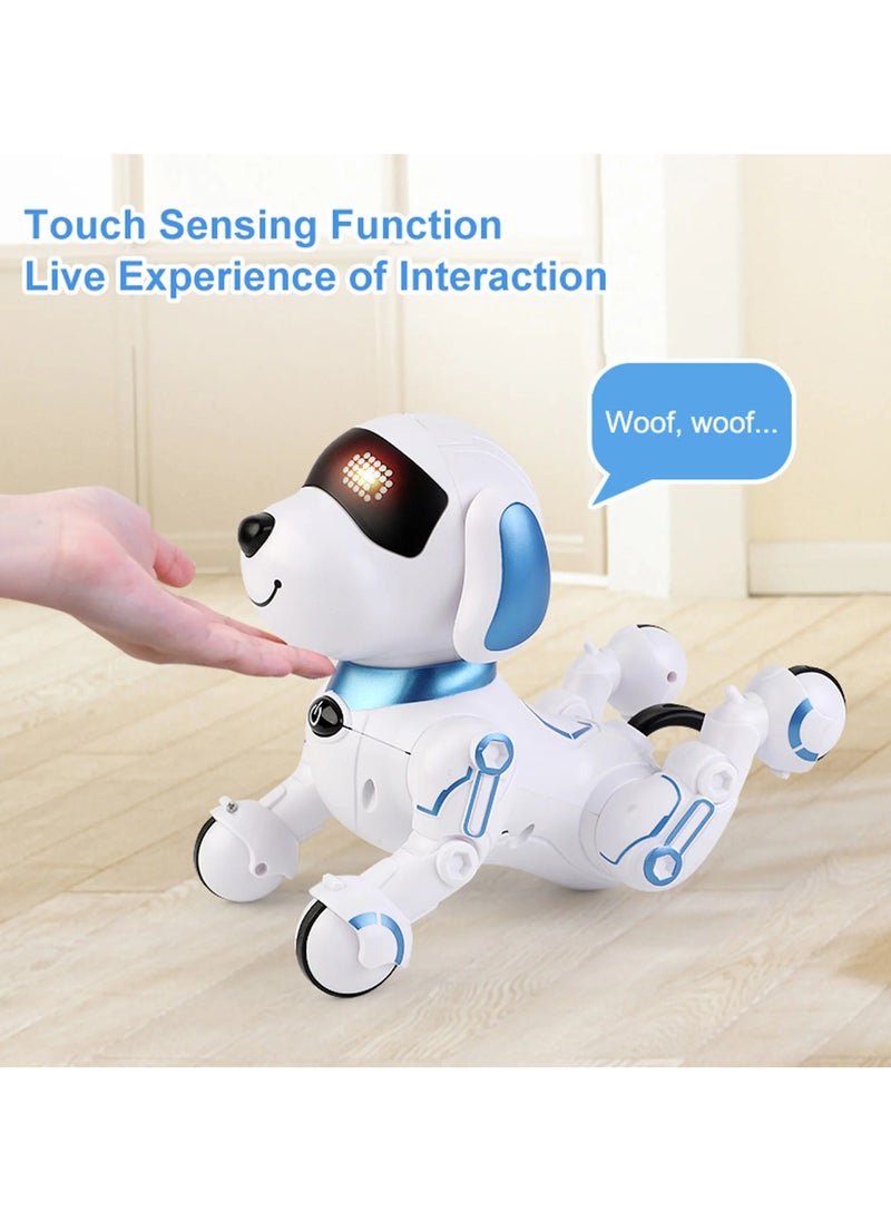 Interactive Puppy - Smart Pet, Electronic Robot Dog Toys for Age 3 4 5 6 7 8 Year Old Girls, Gift Idea for Kids Voice Control＆Intelligent Talking