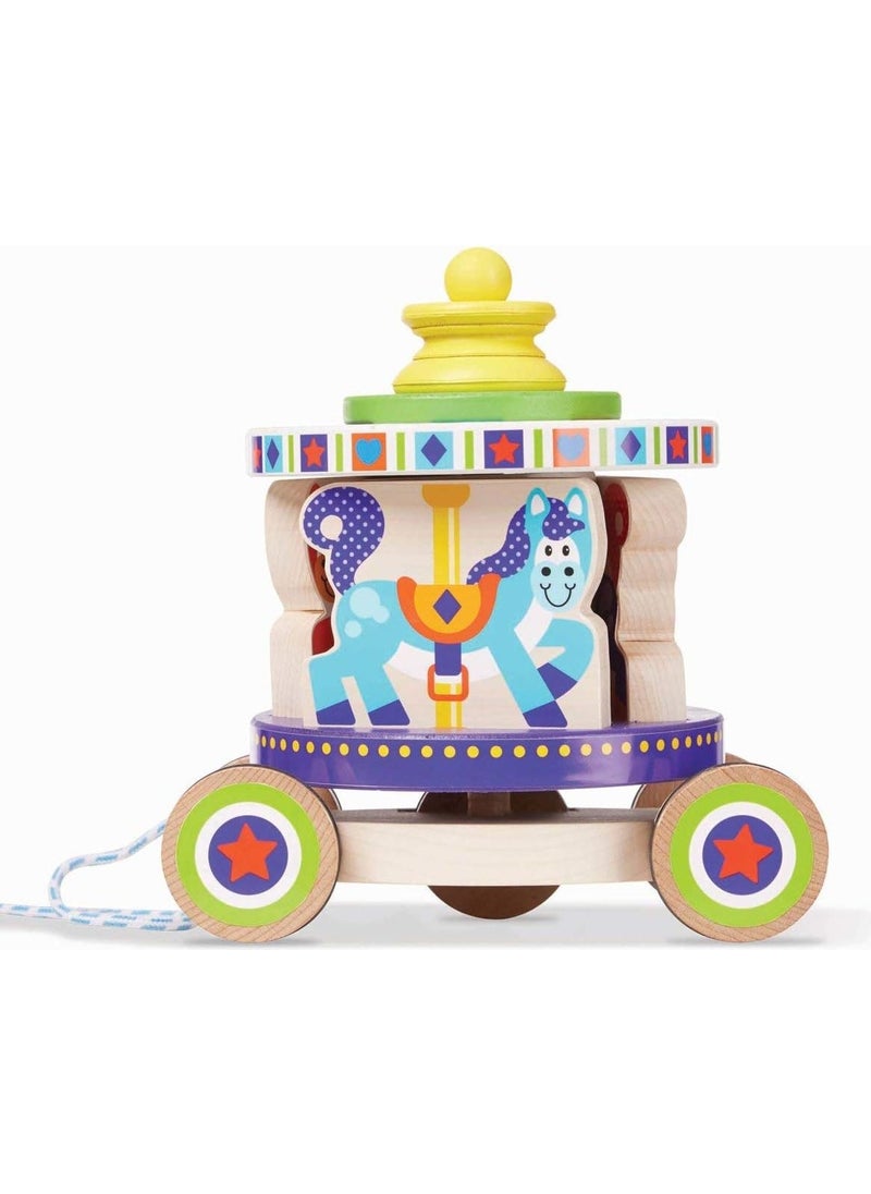 Carousel Pull Toy, Multicolour