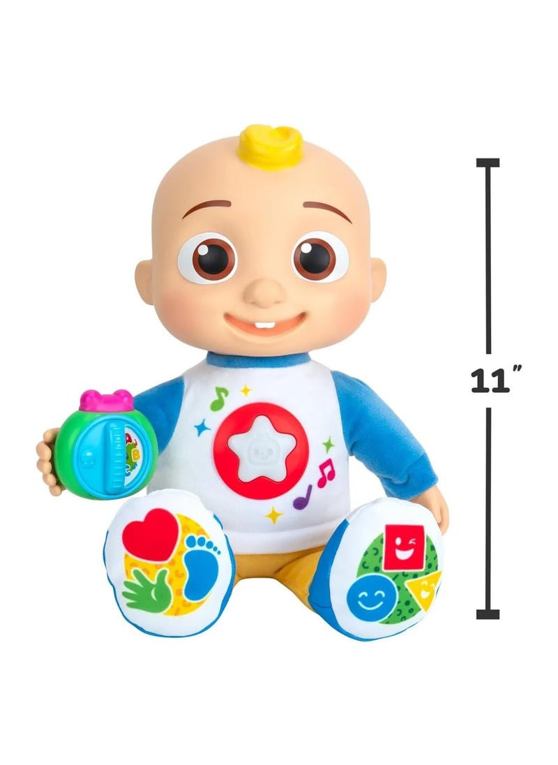 Discover ‘N Play JJ - Explore Shapes, Colours, ABC’s, 123’s, Listen to 5 Fan-Favourite Songs, and 50+ Phrases - Feature Plush 10” JJ Doll for Kids