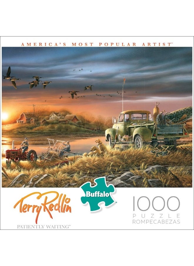 Buffalo Games - Terry Redlin - Patiently Waiting - 1000 Piece Jigsaw Puzzle