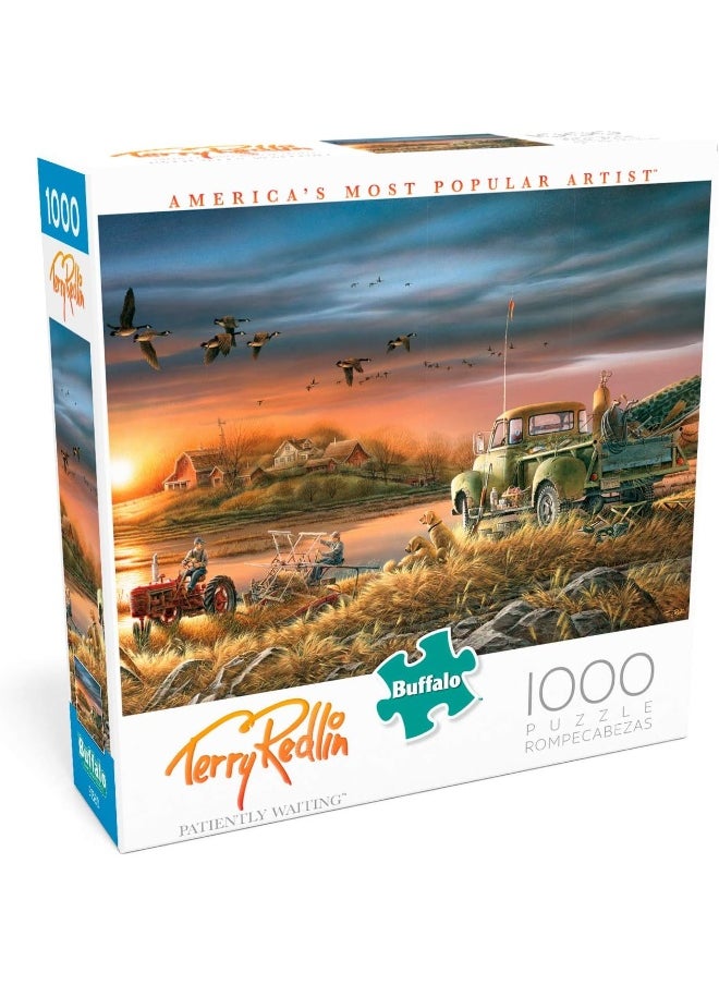 Buffalo Games - Terry Redlin - Patiently Waiting - 1000 Piece Jigsaw Puzzle