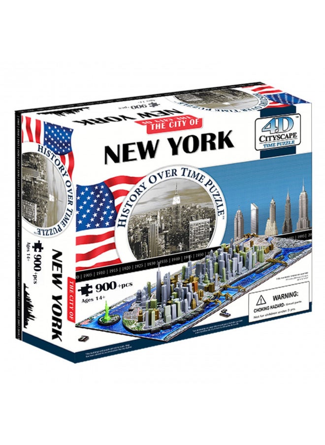 4D New York City Skyline Time Puzzle