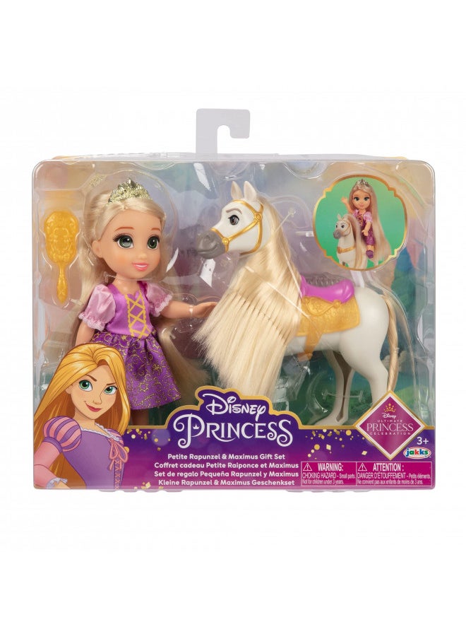 Disney Princess Rapunzel Doll & Maximus Petite Gift Set