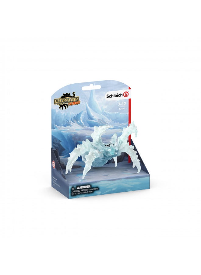 Schleich Eldrador, Eldrador Creatures, Action Figures for Boys and Girls 7-12 years old, Ice Spider , White