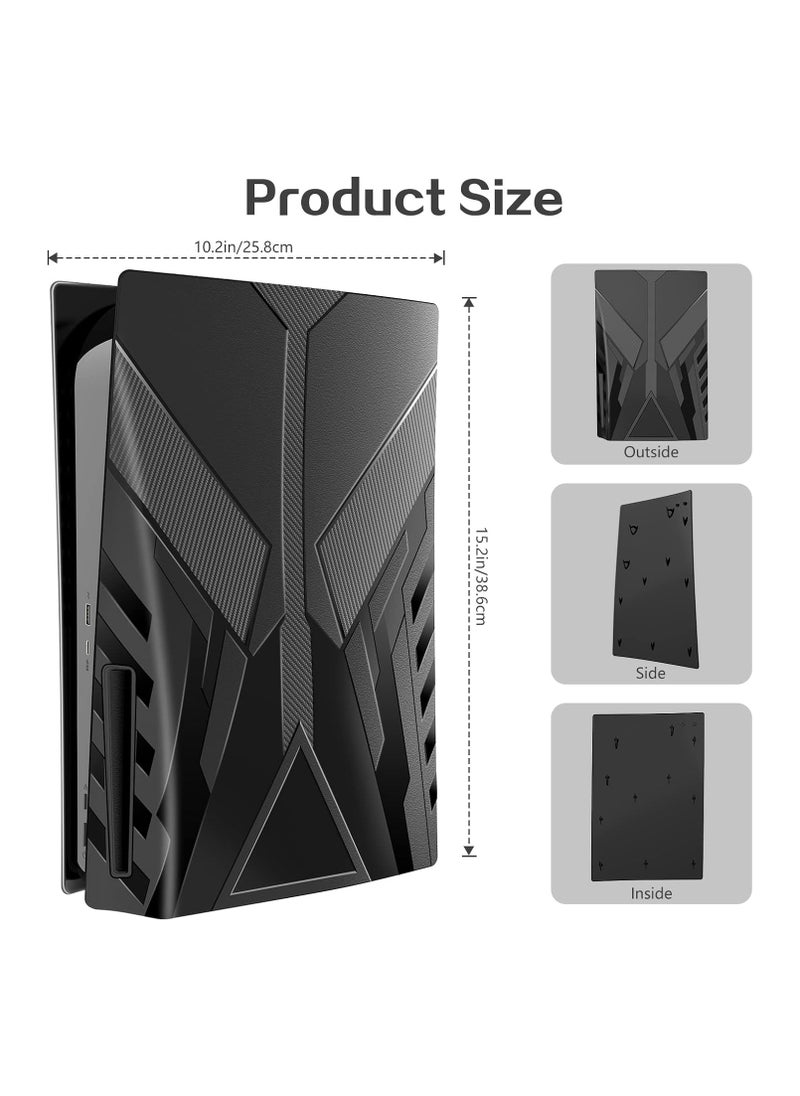 PS5 Cover Plates for PS5 Console, Hard Shockproof Cover PS5 Skins Shell Panels for PS5 Console, Anti-Scratch Dustproof Face Plates Replacement Accessories for PlayStation 5 Disc Edition, Game console protective case