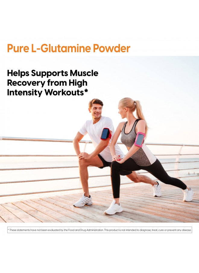 Doctor's Best Pure L-Glutamine Powder, Supports Muscle Mass, Strength & Post-Workout Recovery, Amino Acid, 300g
