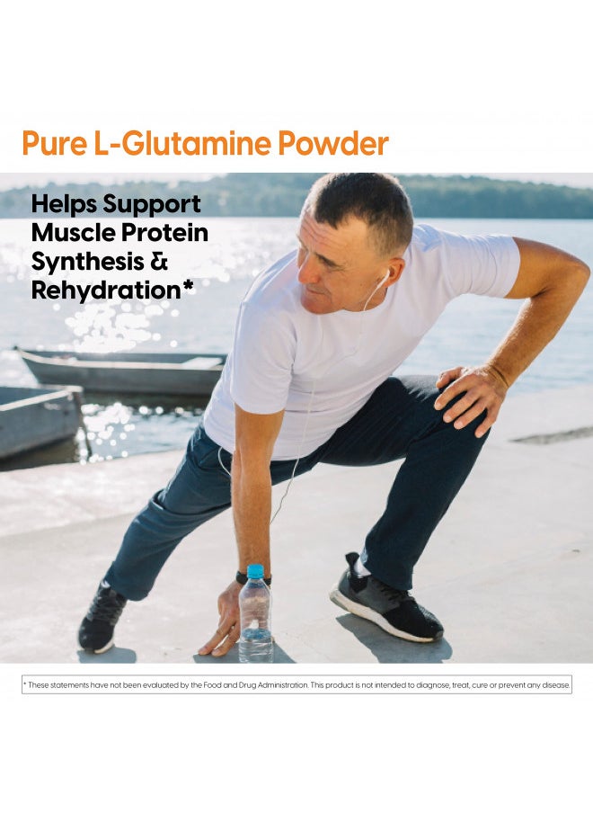 Doctor's Best Pure L-Glutamine Powder, Supports Muscle Mass, Strength & Post-Workout Recovery, Amino Acid, 300g