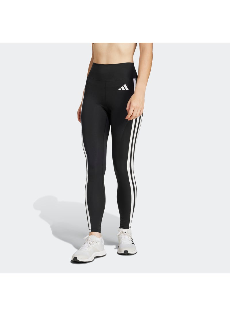 7/8 Optime Essential 3 Stripe Leggings