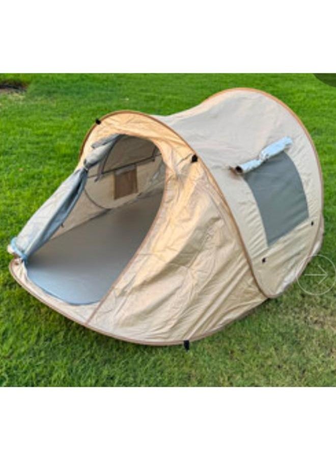 Pop-Up Camping Tent Windproof Waterproof Large Automatic Tent for Hiking Camping for Outdoor Parties Family Camping Tent Outdoor Size: 250*150*105cm