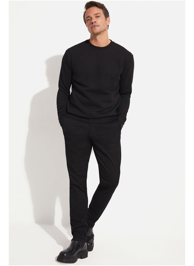 June Men Basic Sweatshirt Black