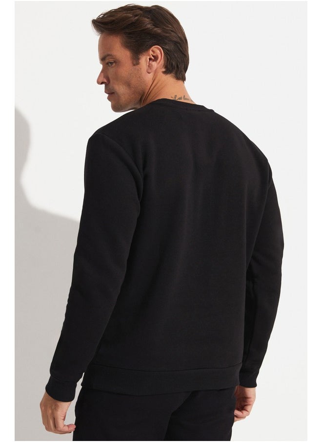 June Men Basic Sweatshirt Black