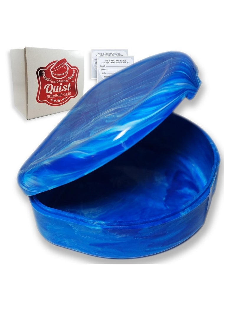 QUIST (TM) Orthodontic Retainer Case (Blue)