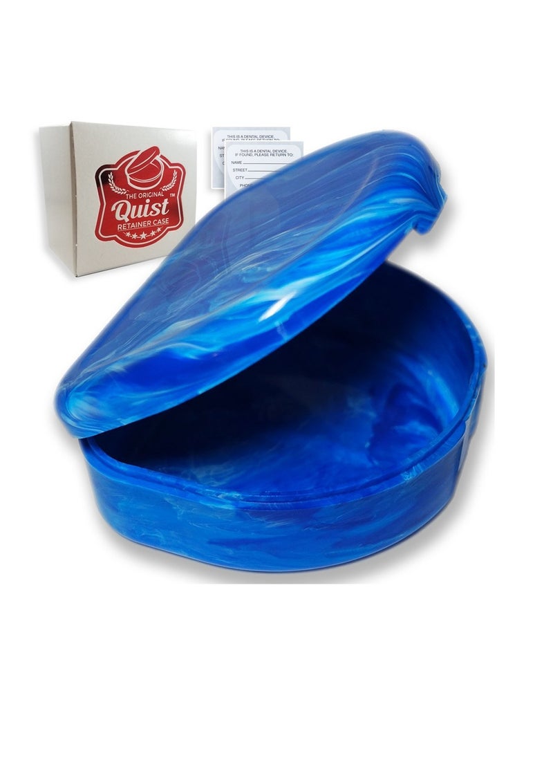 QUIST (TM) Orthodontic Retainer Case (Blue)