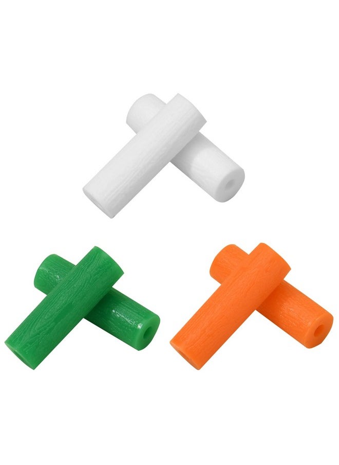 6-Pack Orthodontic Chewies In 3 Styles, Multi-Colored Non-Slip Flexible Aligner Seating Chews Trays Seaters Chompers With Fruit Flavors For Dental Braces And Invisible Aligners