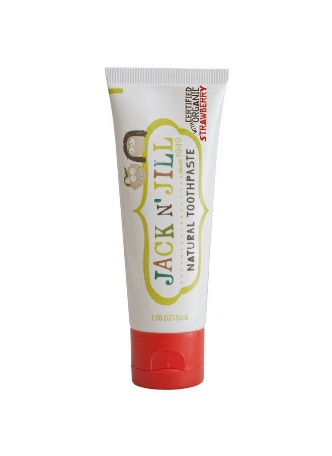- Natural Calendula Toothpaste Fluoride-Free Strawberry - 1.76 Oz.