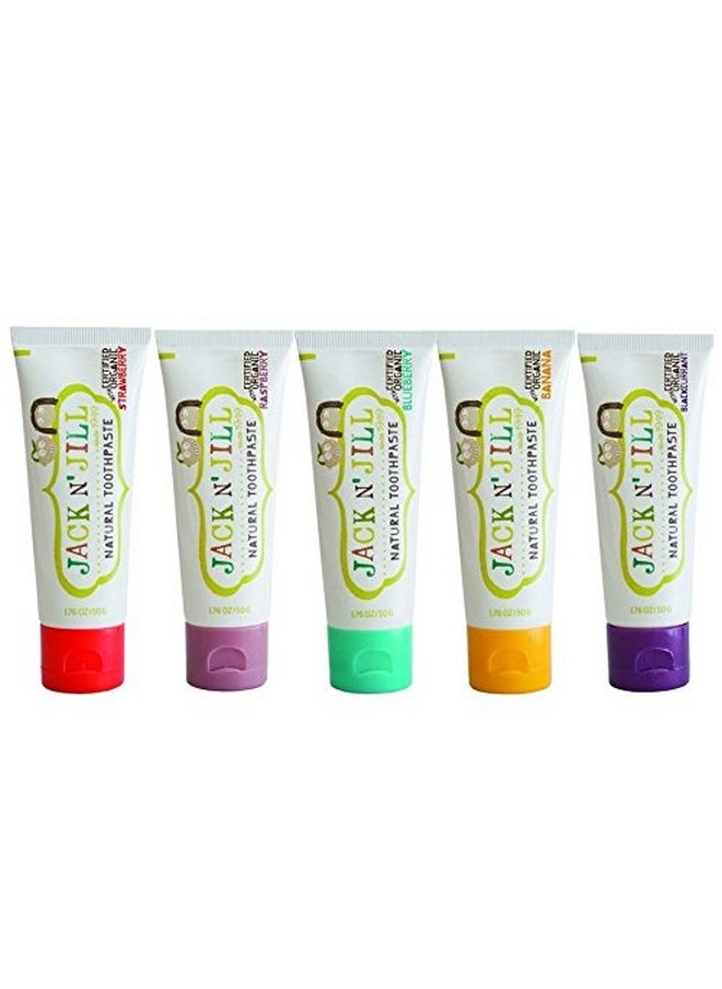 - Natural Calendula Toothpaste Fluoride-Free Strawberry - 1.76 Oz.