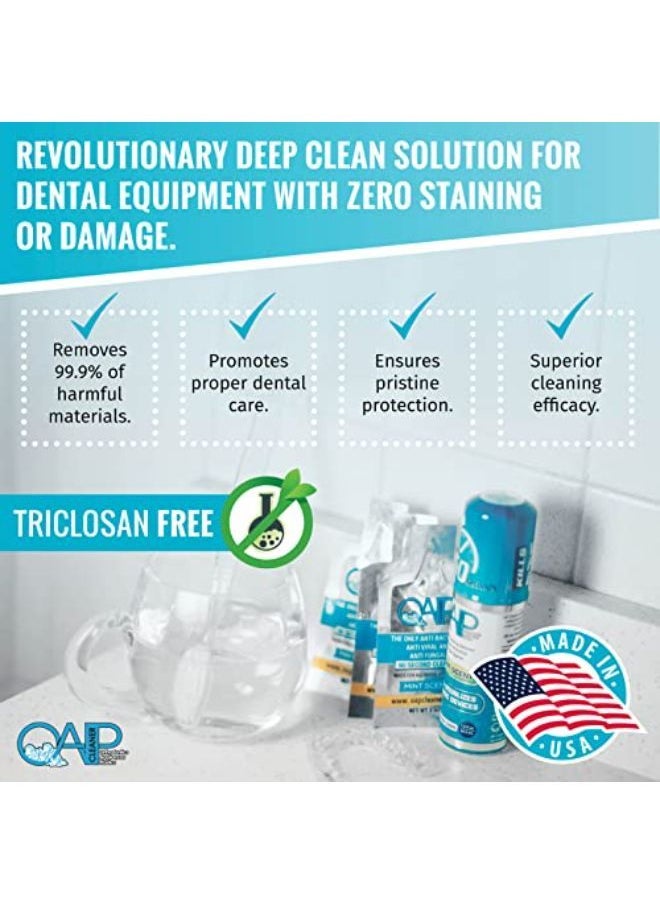 M Retainer Cleaner, Aligner, Invisalign, Denture, And Mouth Guard Cleaner | Orthodontic 60 Seconds Cleanser By Oap Cleaner | Paraben, Sulfate And Triclosan Free | 44.3 Ml Bottle