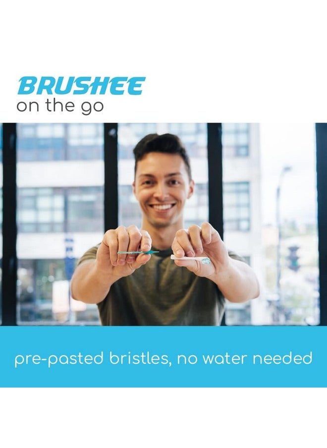 - The Evolution Of Oral Care | 3-In-1 Tool (Pre-Pasted Mini-Brush + Floss + Pick) | Individually Wrapped | Disposable | Prepasted Travel Toothbrushes | Small Adult Toothbrush - (24-Pack)