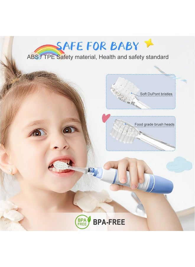 5 Pack Kids Toothbrush Replacement Heads Compatible With Seago- 513/977/Ek6,Compatible With Brush-Baby Wildones/Kidzsonic（Not Babysonic Series）,Compatible With Dada-Tech-Bb1/977/K6