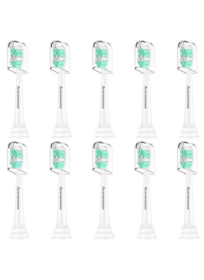 Toothbrush Replacement Heads For Philips Sonicare - Compatible With Sonicare 4100 Protectiveclean C2 & Phillips Click- On Electric Toothbrush