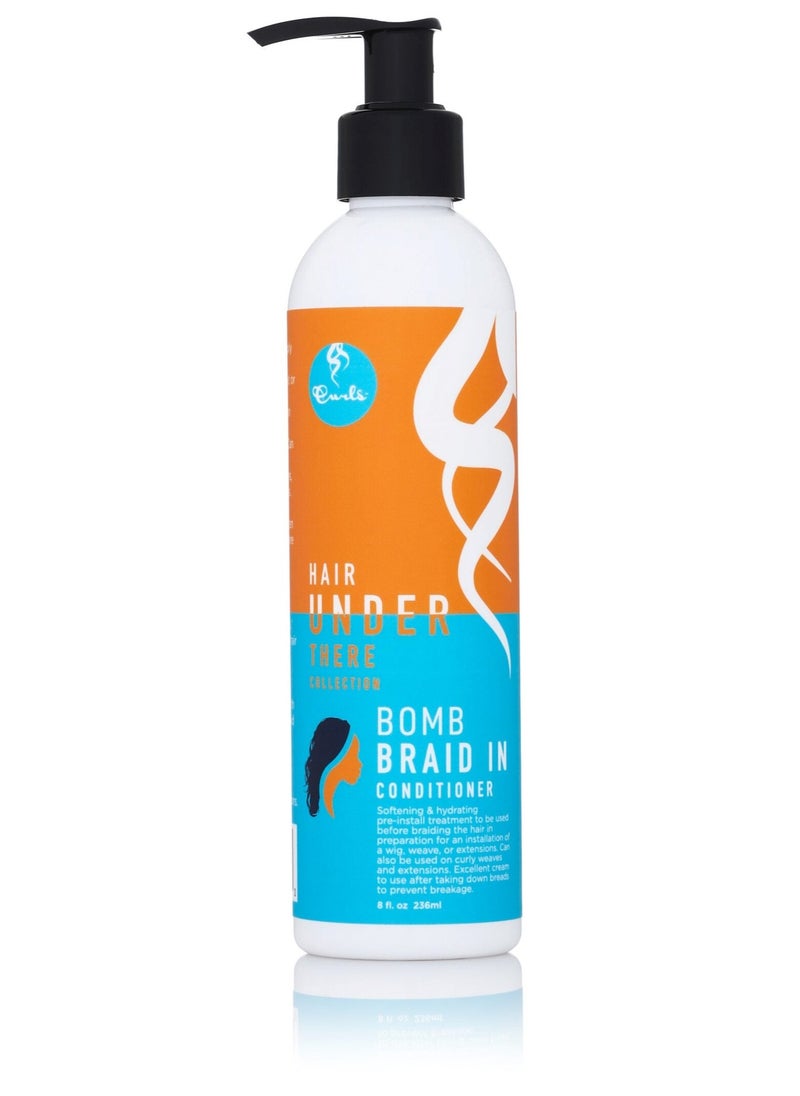 Curls Hair Under There Leave-in Conditioner 236 ml for Wavy Curly Kinky Coily Hair Care