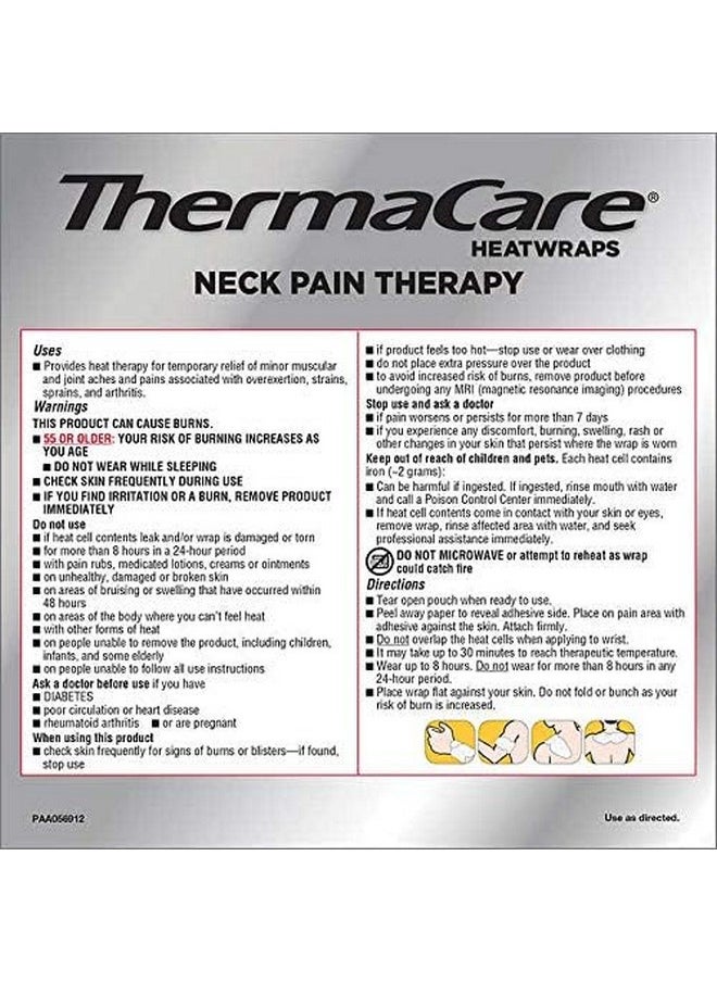 - Advanced Neck Pain Therapy, 9 Air-Activated Neck, Wrist & Shoulder Heatwraps. Up To 16 Hours Of Pain Relief