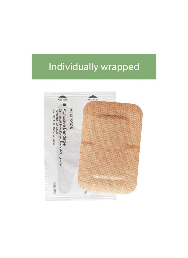 Adhesive Bandages, Sterile, Fabric Patch, 2 In X 3 In, 50 Count, 1 Pack