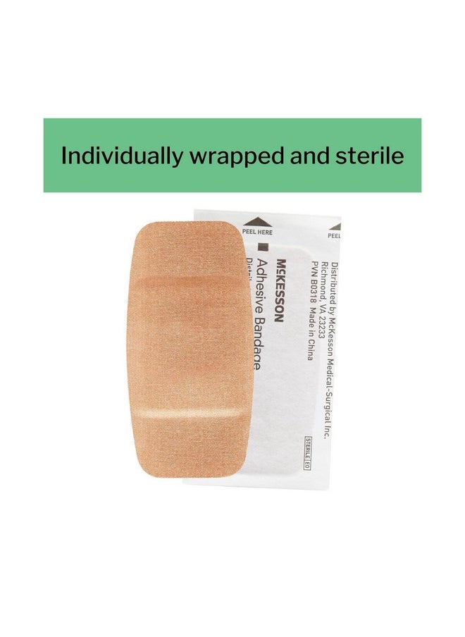 Adhesive Bandages, Sterile, Fabric Patch, 2 In X 4 In, 50 Count, 1 Pack