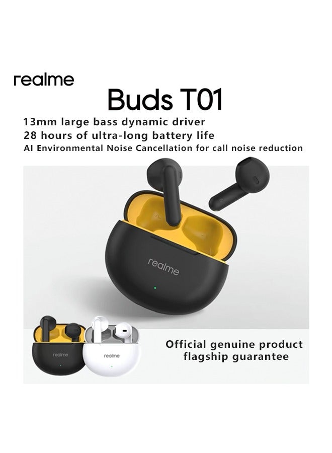 Buds T01 Bluetooth Earbuds Black