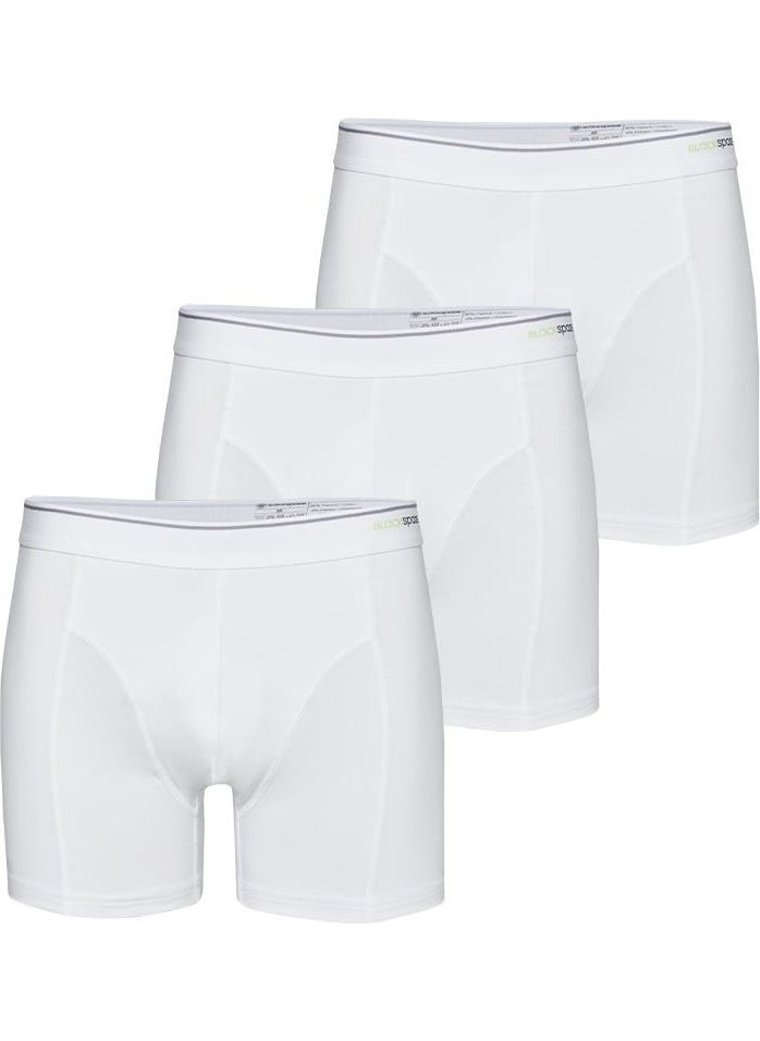 Men's White Boxer Cotton 3-Pack 9673