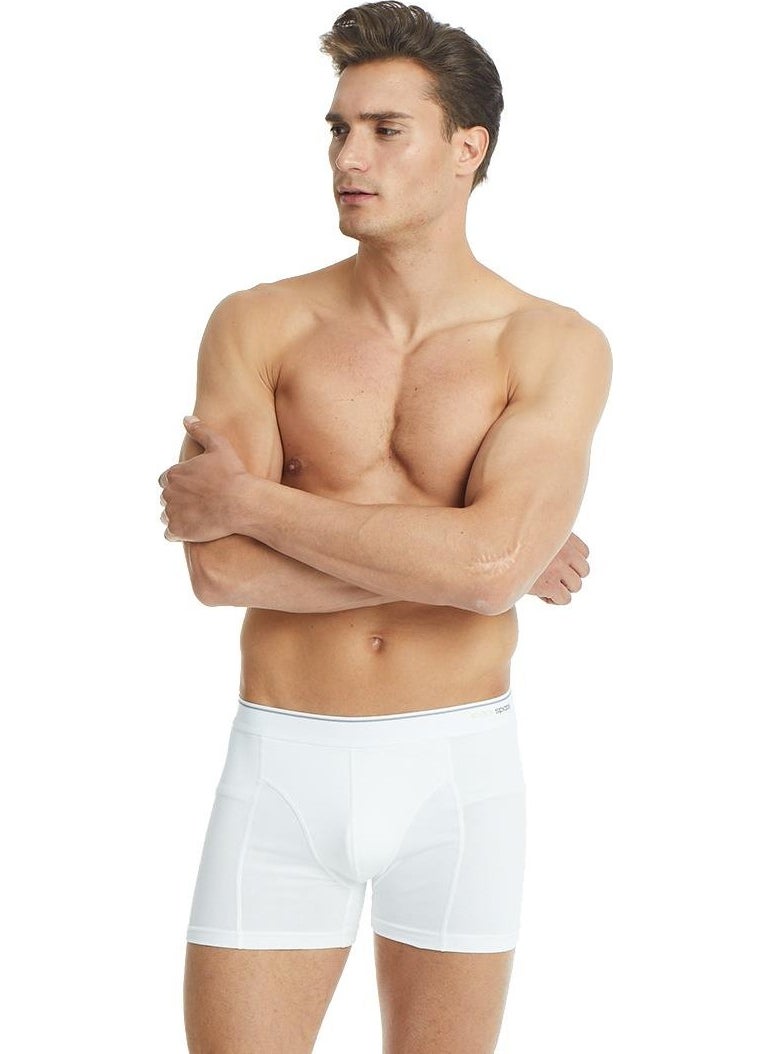 Men's White Boxer Cotton 3-Pack 9673