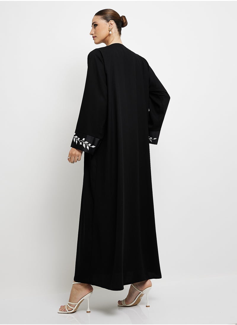 Embellished Abaya with Embroidery with Shella