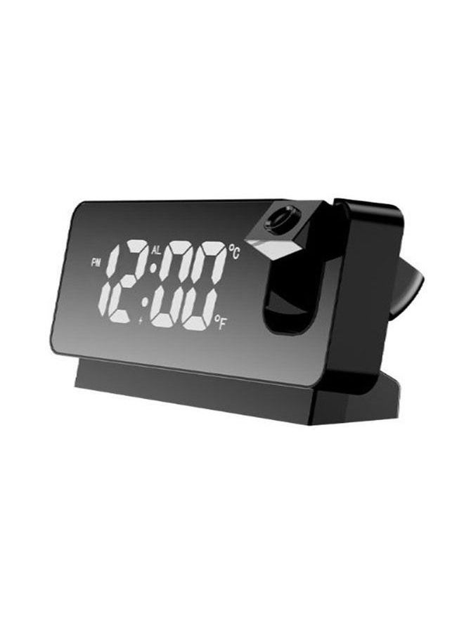 Color LED Rechargeable Projection Alarm Clock with Ceiling Projection