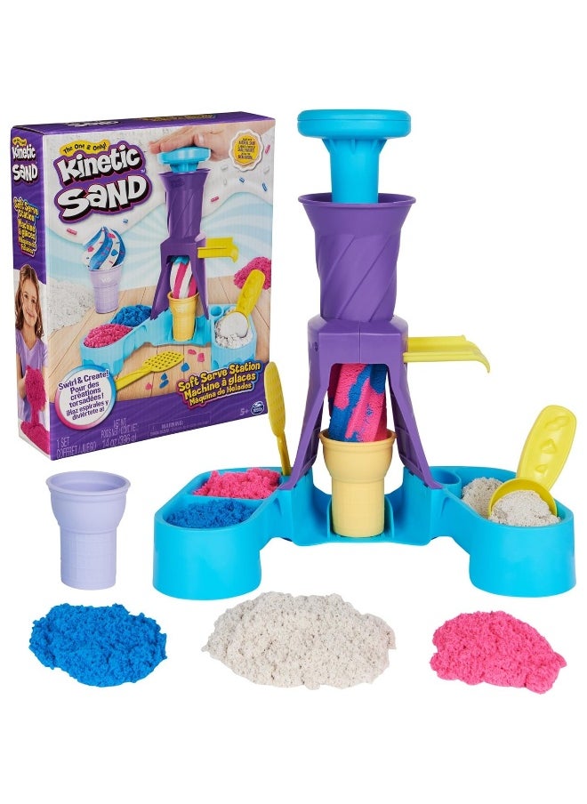 Kinetic Sand Soft Serve Station Sensory Toys