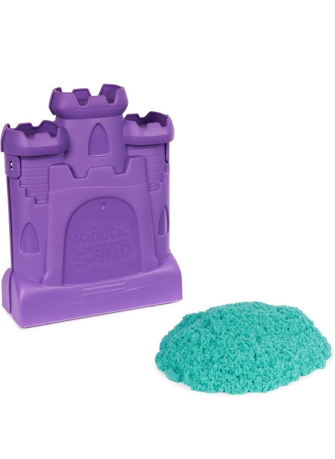 Kinetic Sand Castle Case Playset (Teal, 400g)