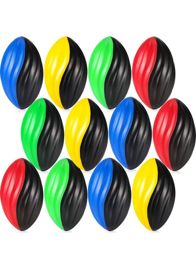 12 Pcs Mini Foam Footballs For Kids Students 7 Inch Small Spiral Football Toys Easy Grip Waterproof Soft Emulation Foam Footballs For School Classroom Gift Sports Birthday Football Party Game