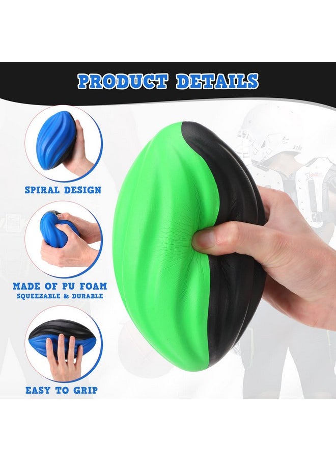 12 Pcs Mini Foam Footballs For Kids Students 7 Inch Small Spiral Football Toys Easy Grip Waterproof Soft Emulation Foam Footballs For School Classroom Gift Sports Birthday Football Party Game