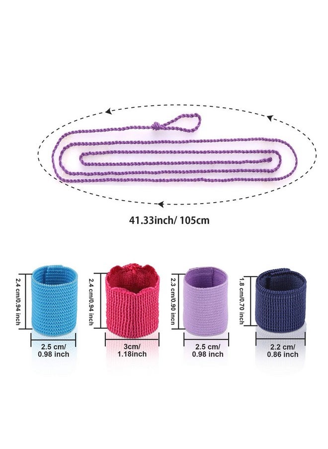 Polyester Yoyo String With 100Pcs Professional Yoyos String Replacement For Responsive And Non Responsive Yoyos And 10 Pieces Finger Brace