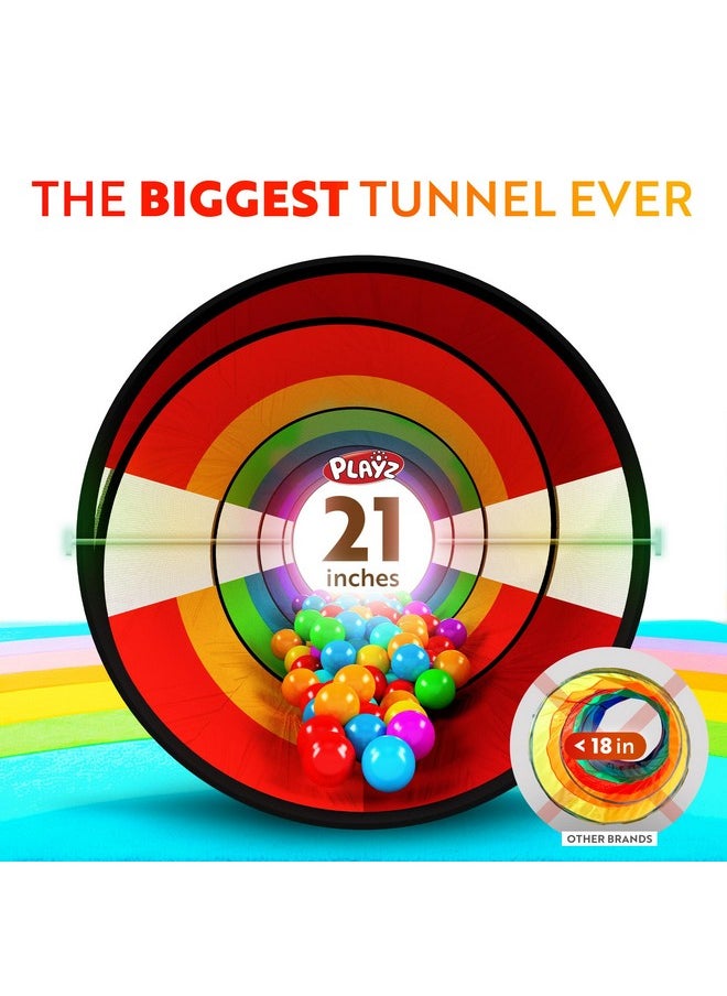 Kids Play Tunnel For Toddlers 1-3 And Up, Large 21