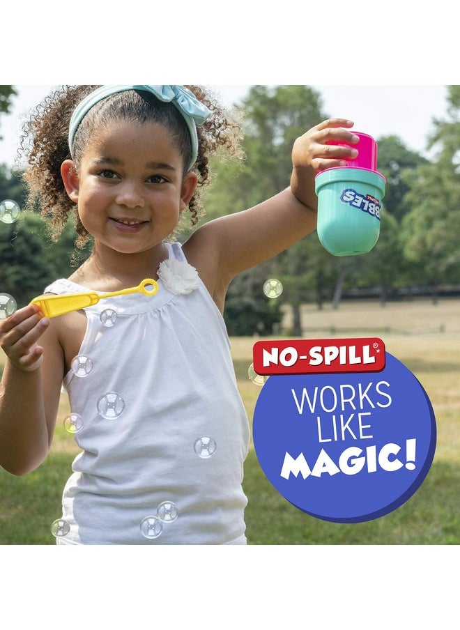 Fubbles Bubbles No-Spill Bubbles Tumbler | Bubble Toy For Babies Toddlers And Kids Of All Ages | Includes 4Oz Bubble Solution And Bubble Wand (Tumbler Colors May Vary)