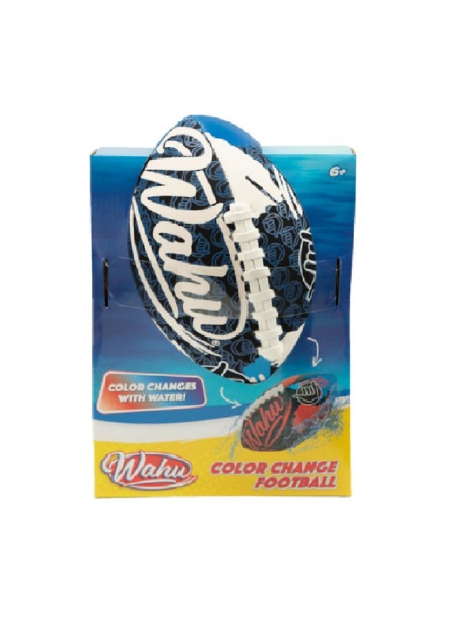 100% Waterproof Color Change Beach Football With Real Laces For In And Out Of Water Play, 9