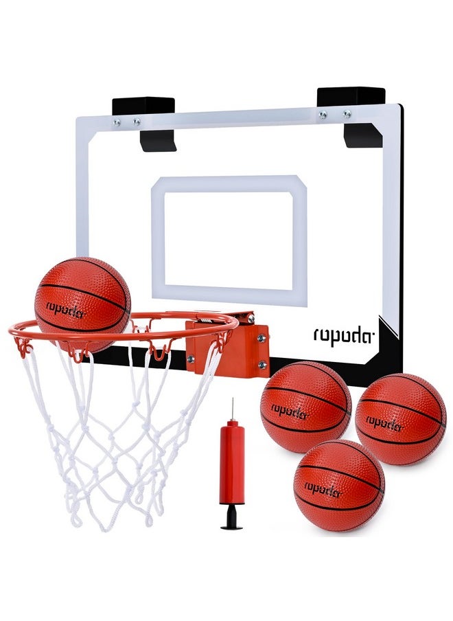 Mini Basketball Hoop, Indoor Basketball Hoop For Kids, Mini Hoop With 4 Balls Over The Door Basketball Hoop 17