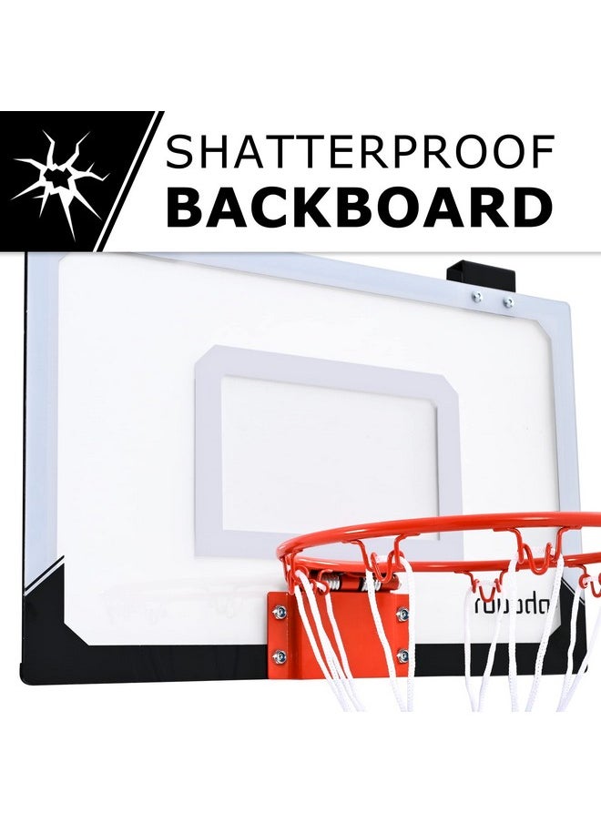 Mini Basketball Hoop, Indoor Basketball Hoop For Kids, Mini Hoop With 4 Balls Over The Door Basketball Hoop 17